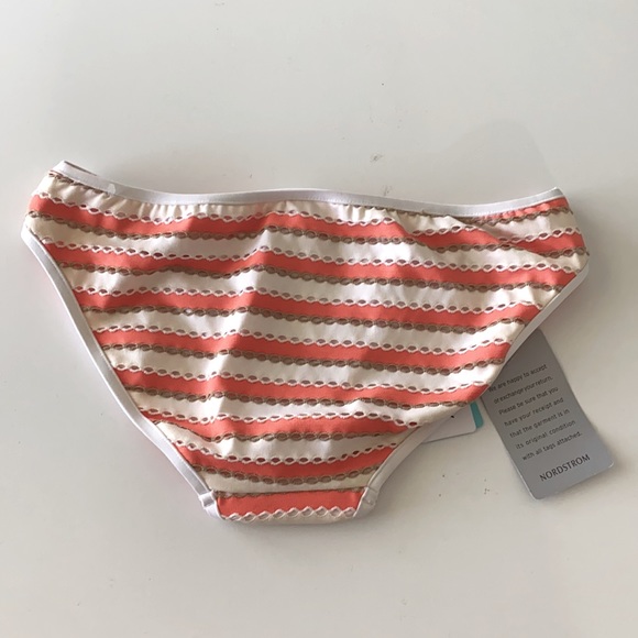 Seafolly Coast to Coast Hipster Women's Bikini Striped Swim Bottom NWT Size: 4 - Picture 5 of 6